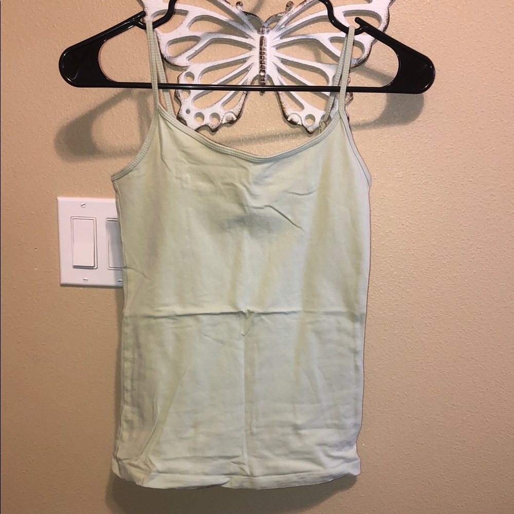 Forever 21 Light Mint Green Spaghetti Strap Tank Top